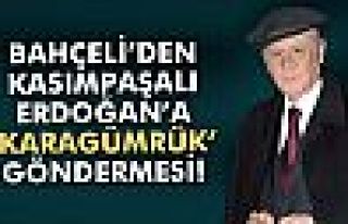 Bahçeli'den kasketli gönderme