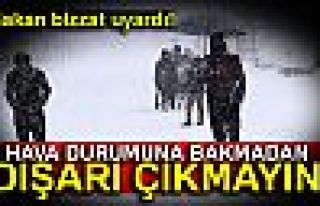 Bakan Eroğlu’ndan hava durumu uyarısı