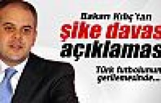 Bakan Kılıç'tan ‘şike davası’ açıklaması