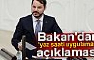 Bakan'dan 'yaz saati uygulaması' açıklaması!