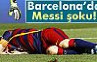 Barcelona'da Messi şoku