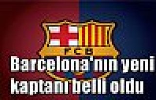 Barcelona'nın yeni kaptanı belli oldu