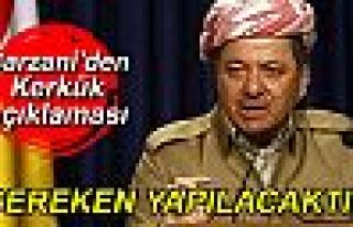 BARZANİ'DEN KERKÜK AÇIKLAMASI!