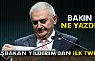 Başbakan Binali Yıldırım'dan ilk tweet