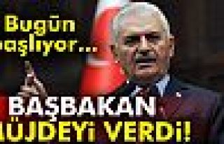 BAŞBAKAN MÜJDEYİ VERDİ!