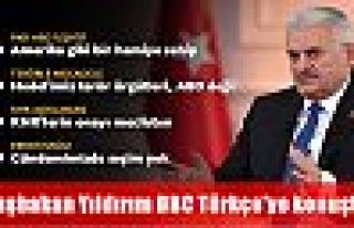 Başbakan Yıldırım BBC Türkçe'ye konuştu