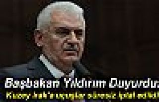 BAŞBAKAN YILDIRIM DUYURDU!