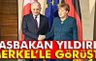 Başbakan Yıldırım Merkel'le Görüştü!