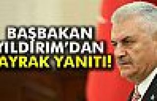 Başbakan Yıldırım'dan Bayrak Açıklaması!