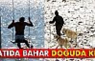 Batıda bahar doğuda kış!