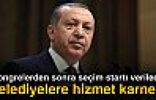 Belediyelere hizmet karnesi