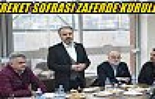 Bereket sofrası Zafer’de kuruldu