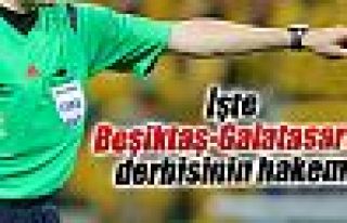 Beşiktaş-Galatasaray derbisinin hakemi açıklandı