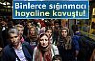 Binlerce sığınmacı Almanya hayaline kavuştu