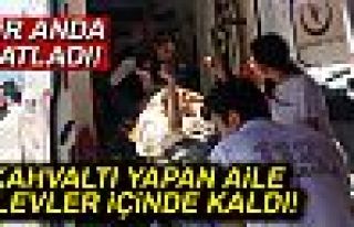 BİR ANDA PATLADI!