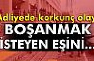 Boşanmak isteyen eşini jiletle doğradı