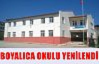 Boyalıca okulu yenilendi