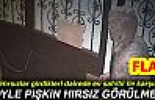 BÖYLE PİŞKİN HIRSIZ GÖRÜLMEDİ!