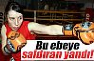 Bu ebeye saldıran yandı