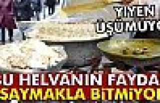 Bu helvayı yiyen üşümüyor