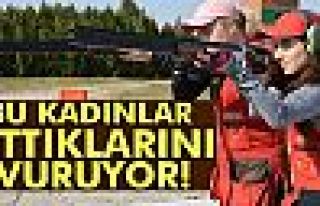 Bu kadınlar attıklarını vuruyor!