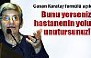 Bunu yerseniz hastanenin yolunu unutursunuz!