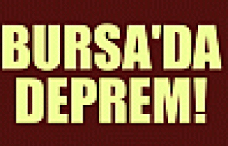 Bursa'da 4.5 büyüklüğünde deprem!