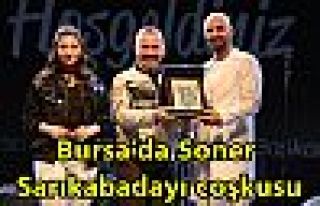 Bursa’da Soner Sarıkabadayı coşkusu