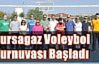 Bursagaz Voleybol Turnuvası Başladı