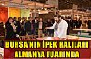 BURSA’NIN İPEK HALILARI ALMANYA FUARINDA