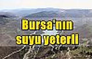 Bursa'nın suyu yeterli