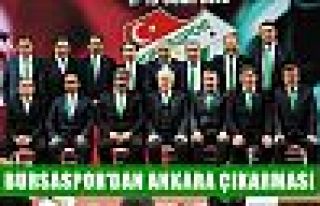 Bursaspor'dan Ankara Çıkarması