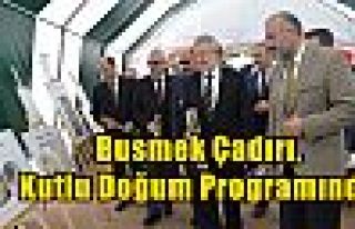 Busmek Çadırı,Kutlu Doğum Programında