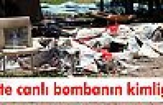 Canlı bombanın kimliği belirlendi