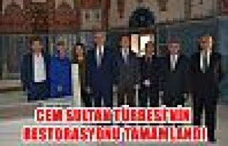 Cem sultan türbesinin resterasyonu tamamlandı