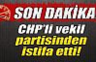 CHP’de şok istifa!