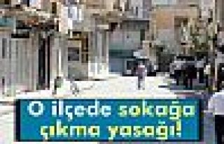 Cizre’de sokağa çıkma yasağı