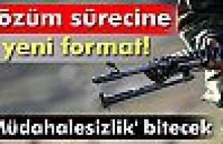 Çözüm sürecine yeni format