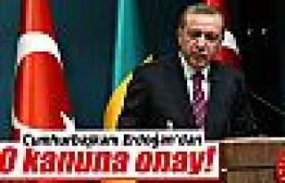 Cumhurbaşkanı Erdoğan, 20 kanunu onayladı