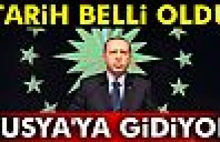 Cumhurbaşkanı Erdoğan Rusya'ya gidiyor