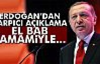 Cumhurbaşkanı Erdoğan'dan El-Bab açıklaması