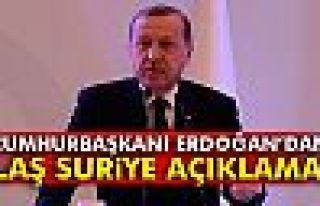 Cumhurbaşkanı Erdoğan’dan 