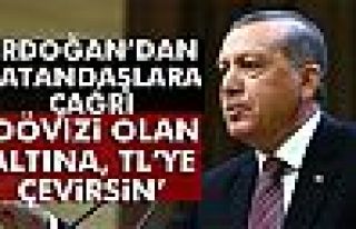 Cumhurbaşkanı Erdoğan'dan vatandaşa çağrı