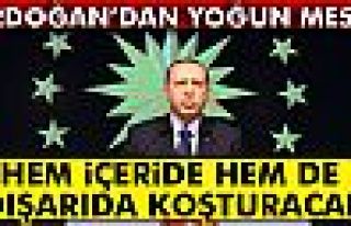 Cumhurbaşkanı Erdoğan'dan Yoğun Mesai!