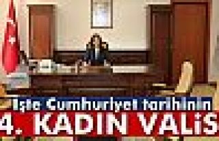 Cumhuriyet tarihinin 4. kadın valisi!