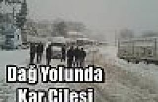 Dağ Yolunda Kar Çilesi 