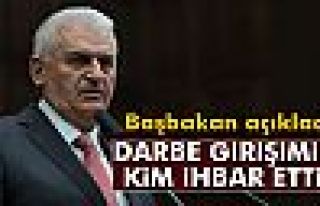 Darbe girişimini kim ihbar etti?