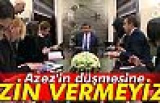 Davutoğlu: 'Azez'in düşmesine izin vermeyiz'