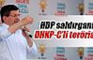 Davutoğlu, HDP saldırganını açıkladı