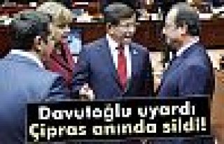 Davutoğlu uyarınca Çipras tweetleri sildi